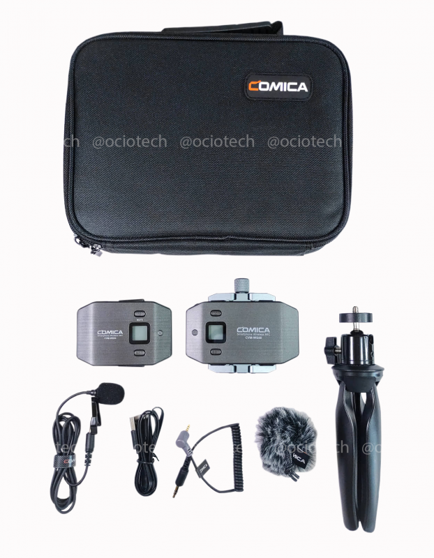 Sistema inalámbrico de micrófono solapero COMICA CVM-WS50