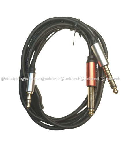 Cable pro mini jack 3.5m a plug x 2