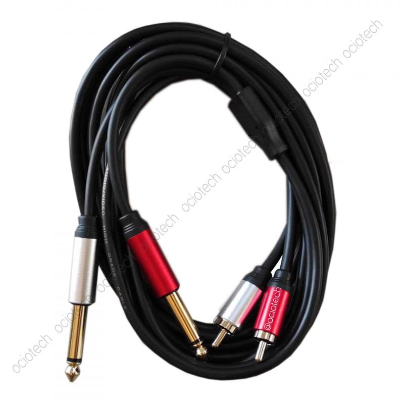 Cable PRO RCA a plug (2) mono