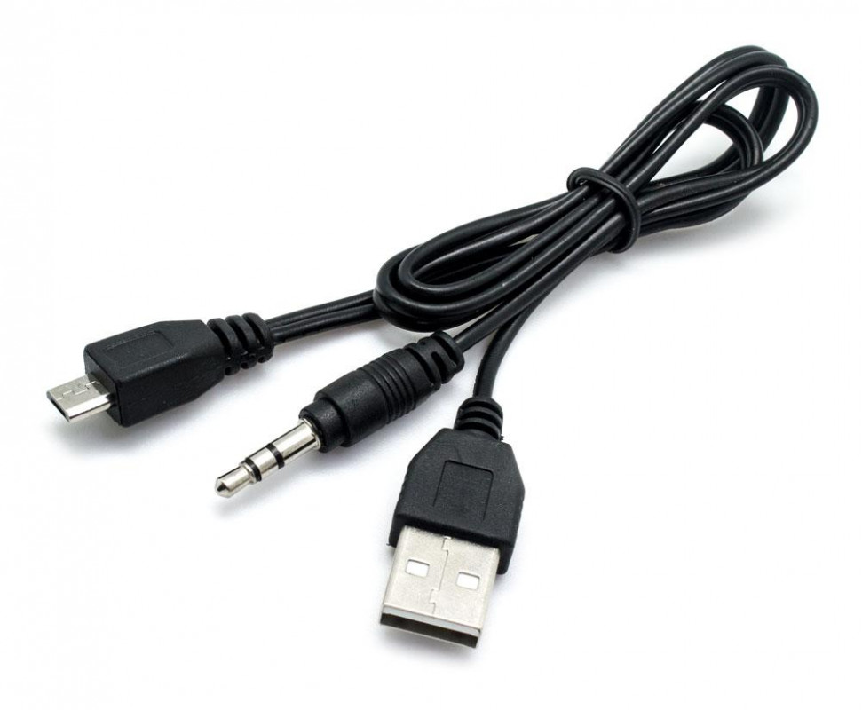 Cable micro USB a 3.5 mm y USB