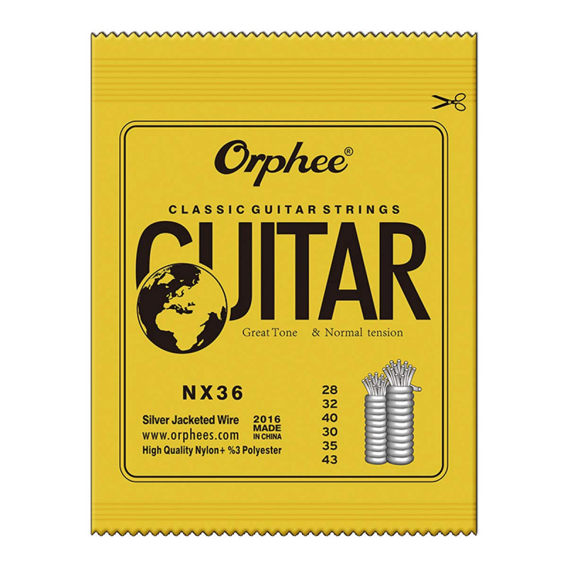 Cuerda para guitarra clásica Orphee nx36